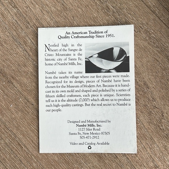 Nambe original platter - Picture 9 of 13